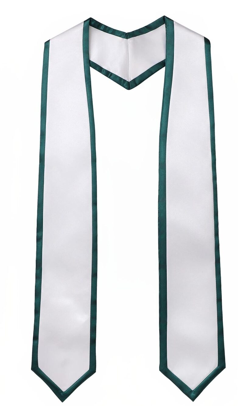 4761 Unisex Adult Graduation Honor Stole Classic End With Trim 72" Long